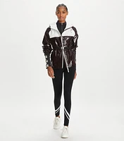 Patent Coated Cotton Anorak