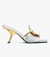 Patos Mismatched Heel Sandal