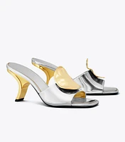 Patos Mismatched Heeled Mule