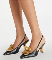 Patos Mismatched Slingback Heel