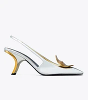 Patos Mismatched Slingback Heel