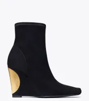 Patos Wedge Suede Ankle Boot