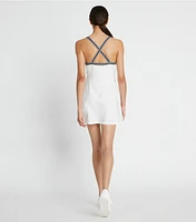 Performance Jersey Cross-Back Tennis Dress