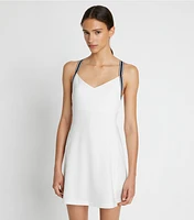 Performance Jersey Cross-Back Tennis Dress