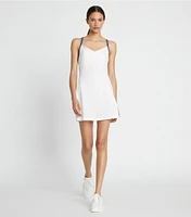 Performance Jersey Cross-Back Tennis Dress