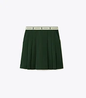 Performance Nylon Logo Tape Golf Skirt