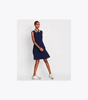 Performance Pleated Collar Golf Dress