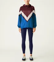 Performance Satin Chevron Running Jacket