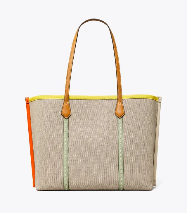 Tory Burch Perry Canvas Triple Compartment Tote