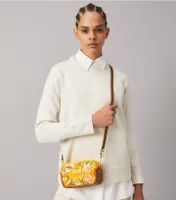 Tory Burch Perry Embroidered Triple Compartment Tote