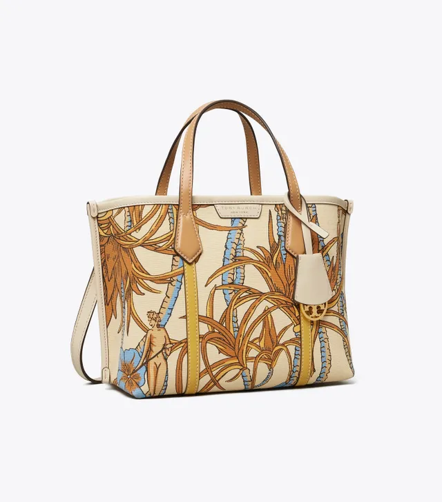 Tory Burch Perry Embroidered Triple Compartment Tote