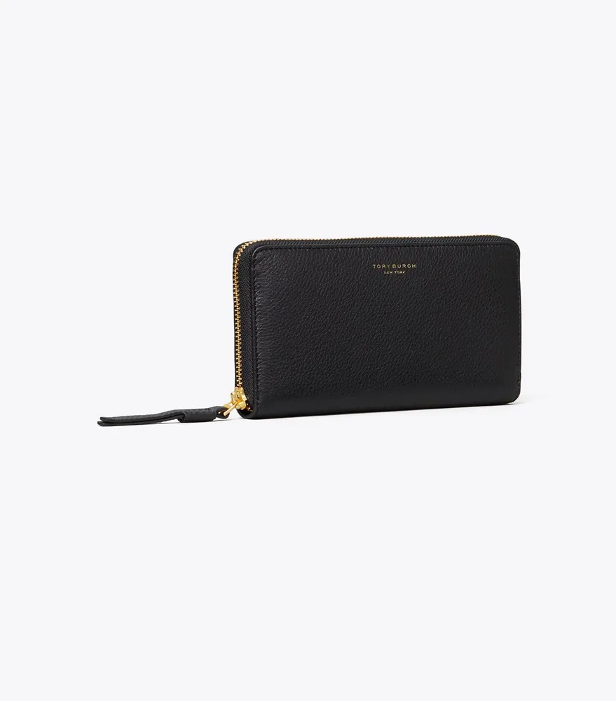 Tory Burch Robinson Zip Continental Wallet - Black