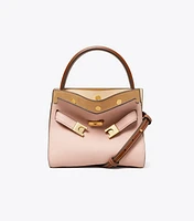 Petite Lee Radziwill Pebbled Double Bag