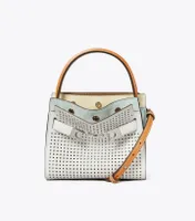 Petite Lee Radziwill Perforated Double Bag