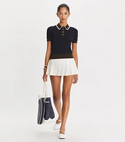 Pickstitch Pleated Skirt