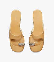 Pierced Mule Wedge