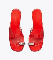 Pierced Mule Wedge