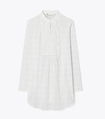 Plaid Cotton Beach Shirt
