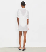 Plaid Cotton Beach Shirt