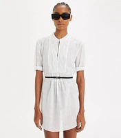 Plaid Cotton Beach Shirt