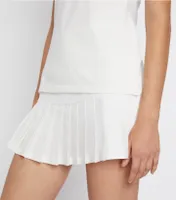 Pleated-Hem Tennis Skirt