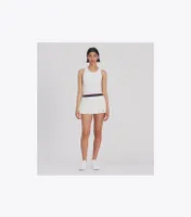 Pleated Mini Tennis Skirt