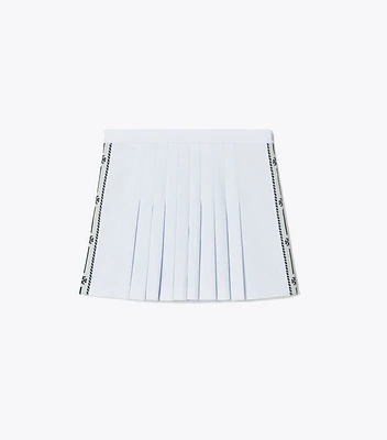 Pleated Twill Tennis Skirt