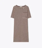 Pocket Stripe T-Shirt Dress