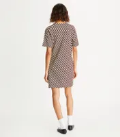 Pocket Stripe T-Shirt Dress