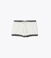 Pointelle Knitted Shorts