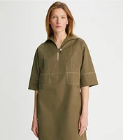 Poplin Shirtdress