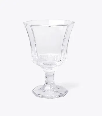 Pressed-Glass Water Glass, Set of 4