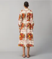 Printed Broderie Anglaise Painter's Dress