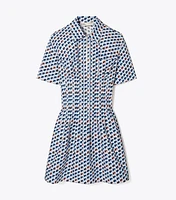 Printed Cotton Poplin Dress