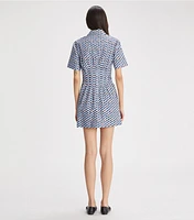 Printed Cotton Poplin Dress