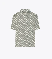 Printed Mercerized Cotton Polo