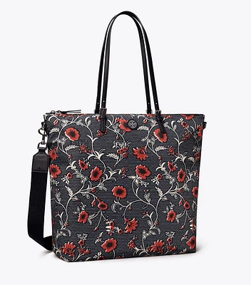 Printed Nylon Tote Bag