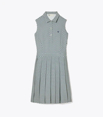 Printed Pleated Golf Dress