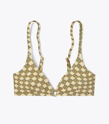 Printed Ring Bikini Top