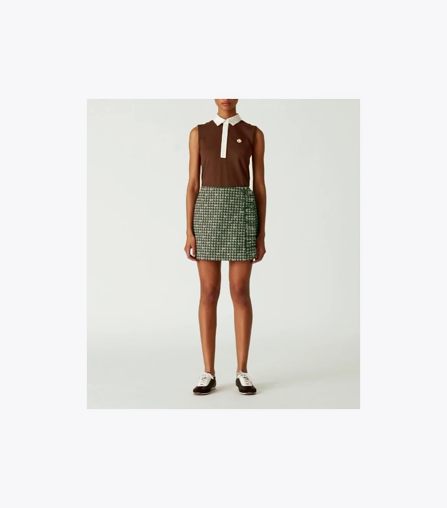 Printed Ruffle Golf Skort