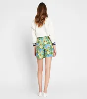 Printed Ruffle Skort