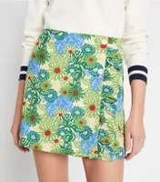 Printed Ruffle Skort