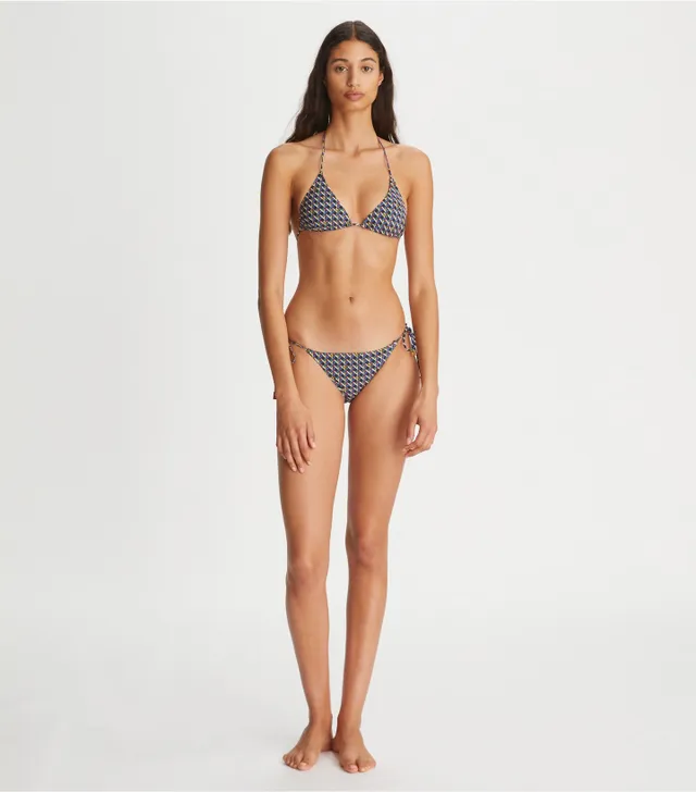 Tory Burch Women's Printed String Bikini Bottom