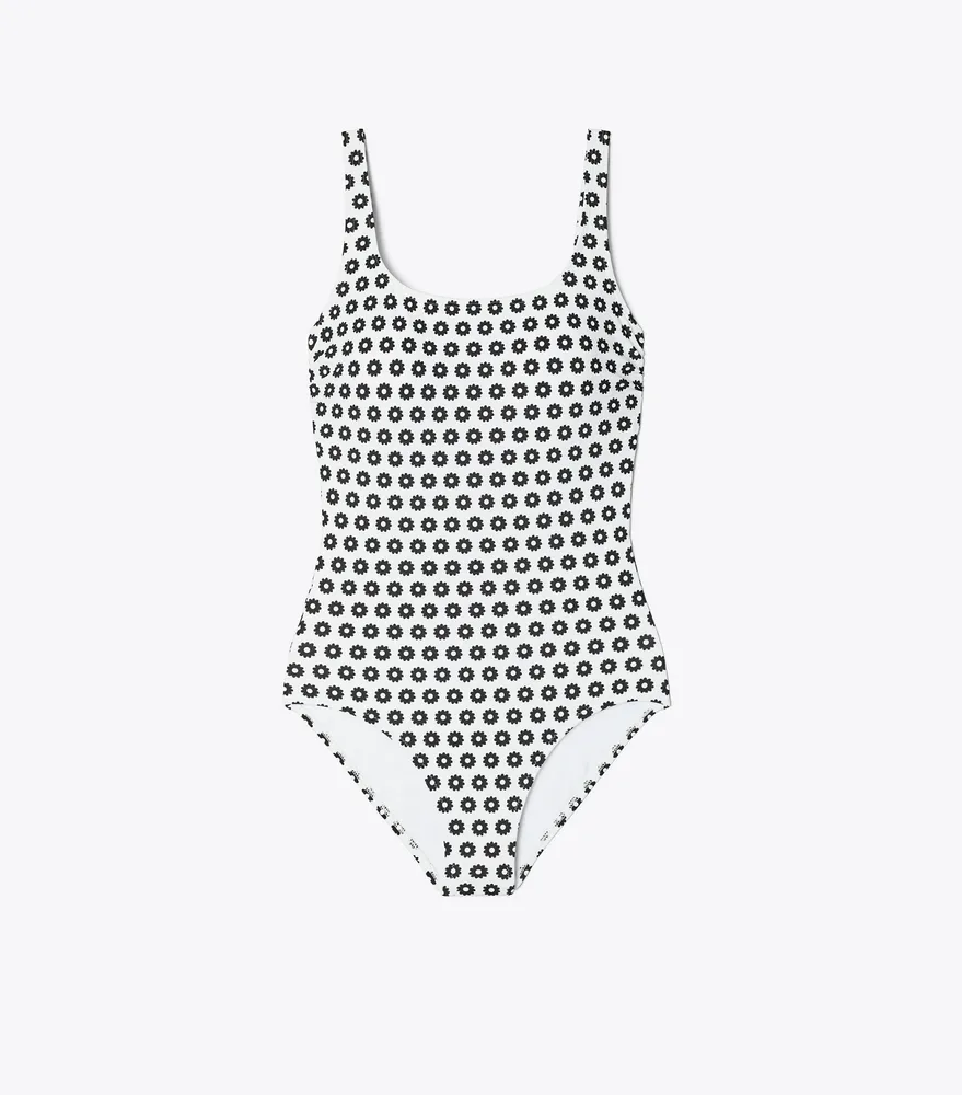Printed Tank One-Piece Swimsuit