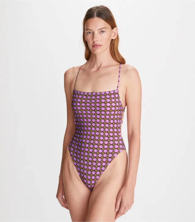 Monogram Jacquard One-Piece Swimsuit - Ready to Wear