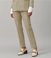 Printed Twill Crepe Pant