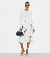 Printed Twill Skirt