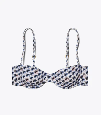 Printed Underwire Bikini Top