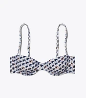 Printed Underwire Bikini Top