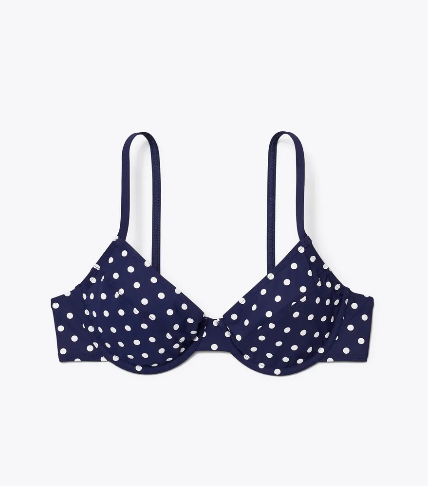 Printed Underwire Bikini Top